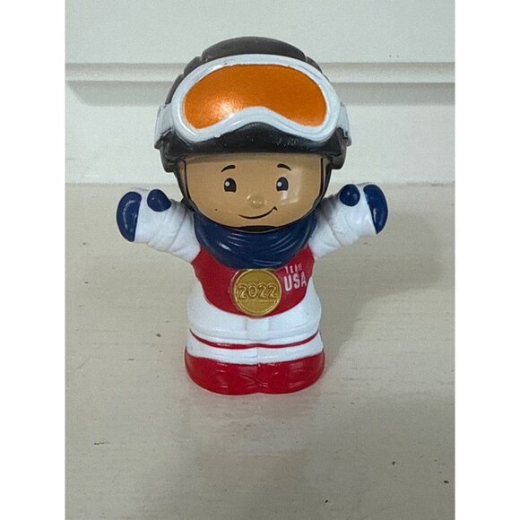Fisher Price Little People Collector Team USA 2022 Winter Olympics Figure - Picture 1 of 4